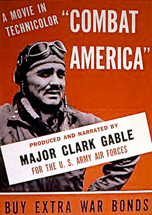 Clark Gable War Bonds Ad
