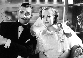 Clark Gable with Margaret Mitchell