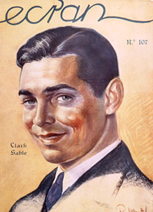 Clark Gable on Cover of Picturegoer Magazine