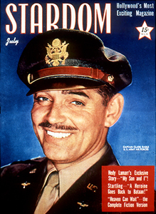 Clark Gable on Cover of Paris Match Magazine